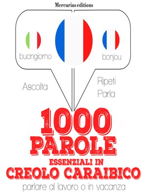 cover image of 1000 parole essenziali in creolo caraibico